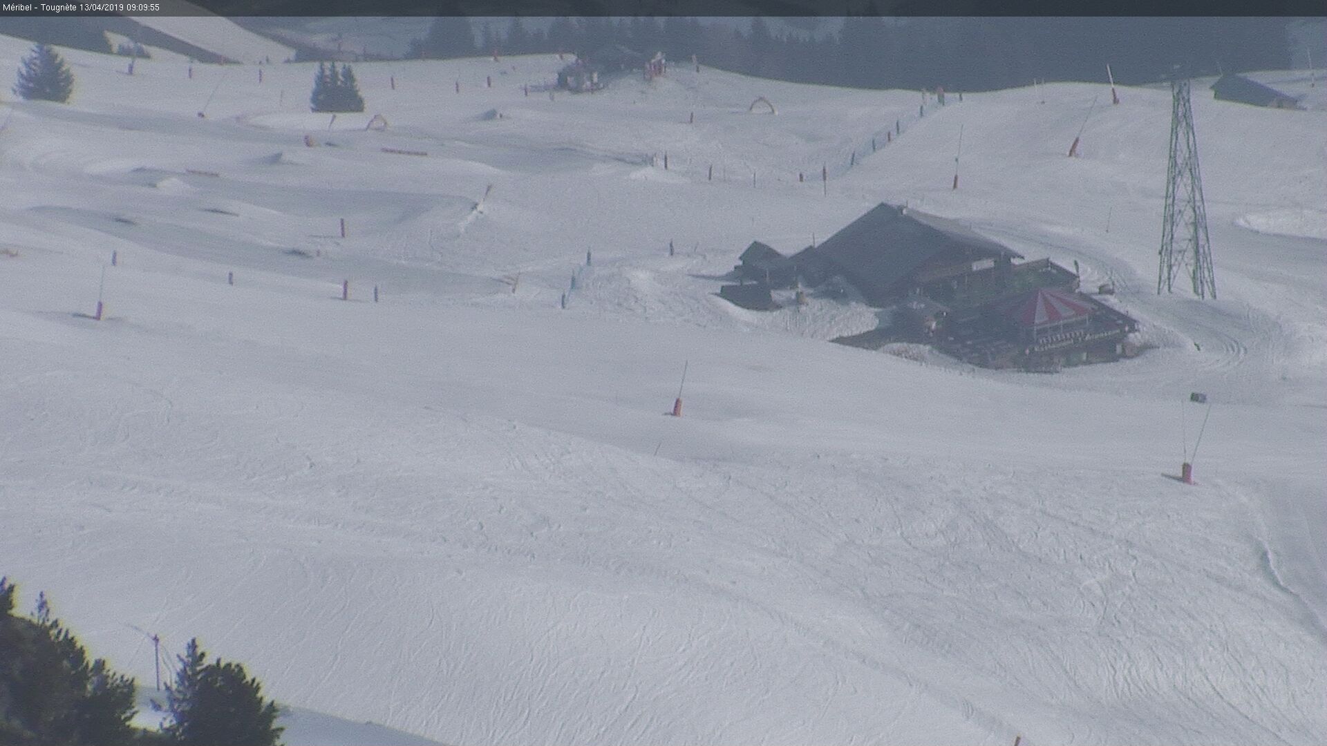 Webkamera Les Trois Vallées - ledovec Mont de Peclet