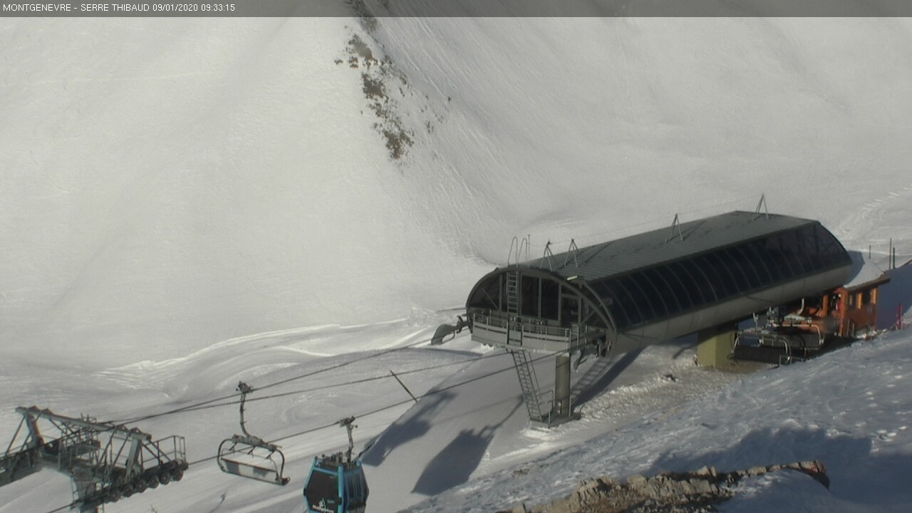 Webcam Arrivo telemix Serre Thibaud - Montgenèvre